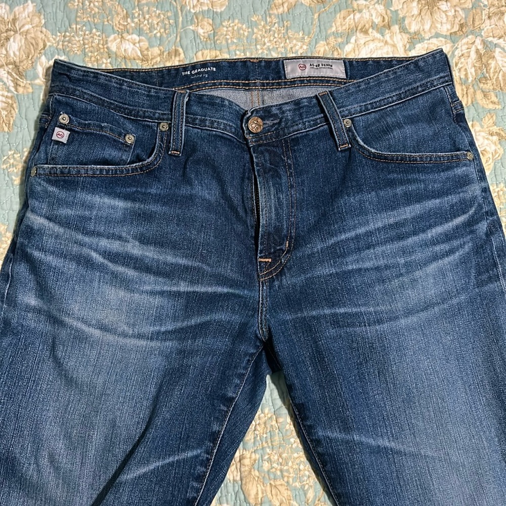 Men’s AG Graduate with tailored legs denim jeans 33” waist